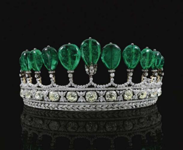 Smaragd- und Diamant-Tiara von Prinzessin Katherine Henckel