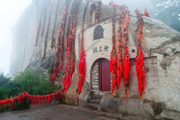 Ein Tempel auf Huashan.