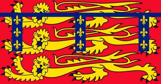 Das Wappen des Herzogtums Lancaster