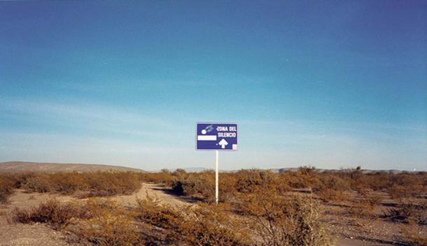 Landschaft der Zona del Silencio (Zone der Stille) in Mexiko