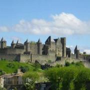 Panorama der Cité de Carcassonne (GFDL)