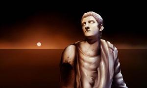 Der verrückte Kaiser Caligula erklärte, er sei Gott