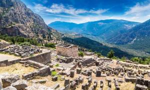 Delphi, das antike griechische Zentrum der Welt