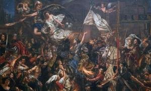 Jeanne d'Arc, das fromme Kind, das Stimmen hörte