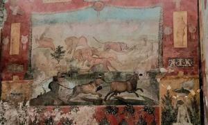 Atemberaubende Pompeji Fresco durch Laser aufgefrischt