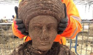 Erstaunliche römische Skulpturen in England gefunden