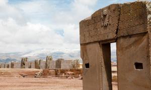 Mysteriöses monolithisches Sonnentor von Tiahuanaco