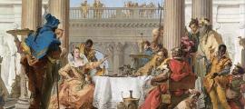 Kleopatras Perlentrunk-Wette mit Marcus Antonius