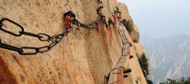 Der Huashan-Pfad, einer der gefährlichsten Wanderwege der Welt.