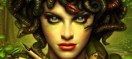 Medusa ist die berühmteste der drei monströsen Schwestern, die als Gorgonen bekannt sind.