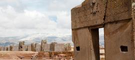 Mysteriöses monolithisches Sonnentor von Tiahuanaco