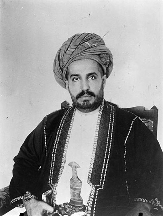 Der Sultan von Sansibar Khalid bin Barghash.