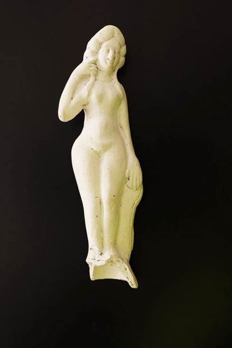 Die gereinigte römische Venusfigur, die in Gloucester, England, gefunden wurde.