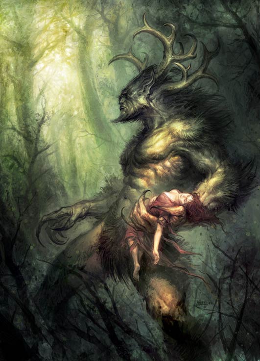 Der Wendigo Ein schreckliches Biest mit einem unersättlichen Hunger nach